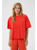 SAINT TROPEZ T-shirt PoppySZ Oversize fit in Valiant Poppy