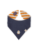 Sigikid Wendehalstuch Polar Friends in Dunkelblau/Orange