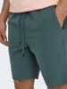 Only&Sons Leichte Stoff Shorts Bermuda Hose ONSLINUS in Grün-3