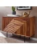 KADIMA DESIGN Sideboard | Sheesham/Metall, 100x71x40cm, 2 Türen