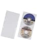 Durable CD-Hülle Cover S für 2 CDs/DVDs PP transparent 5 Stück