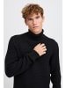 CASUAL FRIDAY Strickpullover CFKARL structured roll neck knit in Schwarz