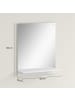 HOMCOM Badspiegel-50L x 14B x 60H cm-Weiß