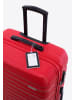 Wittchen LARGE SUITCASE FROM ABS WITH LUGGAGE TAG in Red