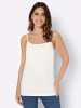 Sieh an! Trägertop in ecru
