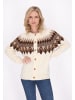 usha FESTIVAL Damen Cardigan in Wollweiss Mehrfarbig