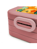 Mr. & Mrs. Panda Brotdose Fuchs Koch Design mit Spruch in Rot Pastell