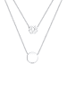 Elli Halskette 925 Sterling Silber Lotusblume, Om in Silber