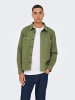 ONLY & SONS Overshirt in Olive Night