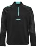 Hummel Halbreißverschluss Jacke Hmlblaze Kinder in BLACK/POOL BLUE