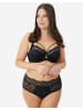 SugarShape BH Eliana Velvet in black satin