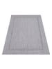 KADIMA DESIGN Teppich Outdoor Flachgewebe Uni-Design Polypropylen Balkon in Silber