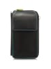 MYWALIT Geldbörse Leder 11 cm in black/pace