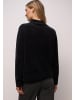 Street One 'Softer Chenille Pullover' Schwarz