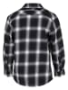 Urban Classics Urban Classics Herren Boys Oversized Checked Shirt in black/white