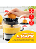 Gourmet Maxx Zitruspresse 0,7l 40W Edelstahl  Schwarz