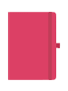 BRUNNEN Buchkalender Kompagnon A5 PU-Einband pink Kalendarium 2026