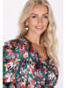 IZIA Damen Bluse in Grün Mehrfarbig