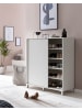 FineBuy Schuhschrank in Weiß / MDF