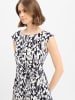 Ambiance Kleid in weiß marine - 0004