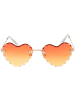 BEZLIT Damen Sonnenbrille in Rot-Weiß - Gold