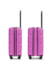 Franky Munich 4.0 4 Rollen Kabinentrolley S 53 cm mit Dehnfalte in pink dull