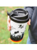 Geda Labels Coffee to go Becher Fußball EM in Schwarz - 400 ml