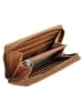 SPIKES & SPARROW Geldbörse RFID echt Leder in cognac