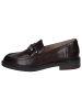 Caprice Slipper in DK BROWN NAPPA