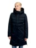 AMBER & JUNE Winterjacke Kunstdaune in Dunkelblau