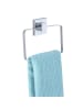 Wenko Badezimmer-Aufhänger QUADRO, Vacuum-Loc in Silbern, (B) 19 x (H) 14 cm