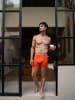 Happy Shorts Retro Boxer Neon in neon green/orange