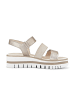 Gabor Plateau Sandalen in beige
