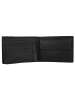 mano Don Leonardo Geldbörse RFID Leder 12 cm schwarz