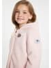 Schmuddelwedda Mädels Strickfleecedufflecoat Für Mädchen in Pastellrosa Melange