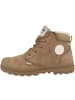 Palladium Schnürboots Pampa Hi Cuff WP OZ in braun