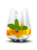 Mr. & Mrs. Panda Glas Streichhölzer mit Spruch in Transparent