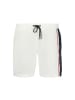 NORWAY 1963 Weiß Polyamid Herren Bade Boxershorts