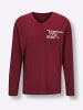 WITT WEIDEN Schlafanzug-Shirt in dunkelrot