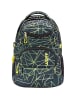 Wave Rucksack "Infinity Stripes Green" schwarz, H 43 cm B 31 cm T 22 cm