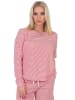 NORMANN Schlafanzug langarm Oberteil Pyjama Shirt Top in pink