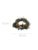 Home&Styling Collection Weihnachtskranz, goldene Details in Grün, Ø 60 x (H) 13 cm