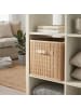 relaxdays 2 x Aufbewahrungskorb in Natur - (B)28 x (H)28 x (T)28 cm