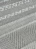 KADIMA DESIGN Teppichläufer Streifen flachgewebt pflegeleicht Wohnzimmer Flur in Grau