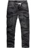 REPUBLIX Sweatpants in Denim Optik DAWSON in Schwarz