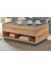 Furn.Design Couchtisch Evoke Eiche, grau 90 x 60 cm, Wohnzimmertisch mit Stauraum
