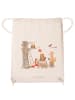 Mr. & Mrs. Panda Sportbeutel Waldtiere Picknick ohne Spruch in Creme