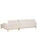Beliani Ecksofa SIGGARD in Beige/Braun - (W) 321 x (H) 92 x (L) 168 cm