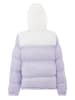 myMo Damen Wattierte Steppjacke in Lavendel Wollweiss