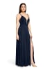 Vera Mont Abendkleid mit Lurexfaden in Dunkelblau/Grau